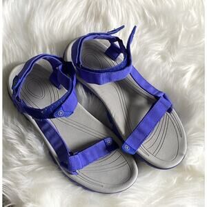 Atika Gray Blue Outdoor Open Toe Sandal Arch Support Hiking Men's Size 11 44